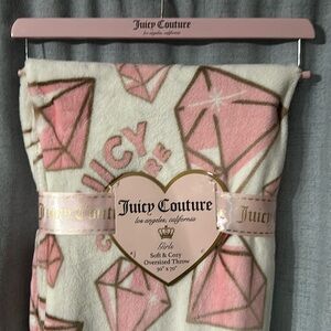 Juicy couture blanket new with tags